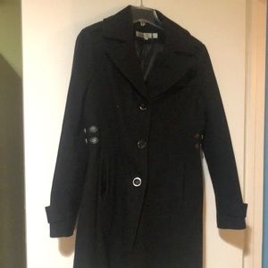 Kenneth Cole Black Peacoat